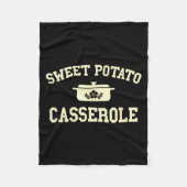 Sweet Potato Cerole Thanksgiving Cooking  Fleece Deken (Voorkant)