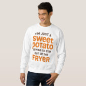 Sweet Potato Funny Quote Design Trui (Voorkant volledig)
