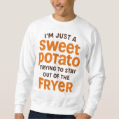 Sweet Potato Funny Quote Design Trui (Voorkant)