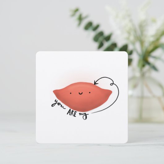 Sweet Potato Love Kaart (Staand voorkant)