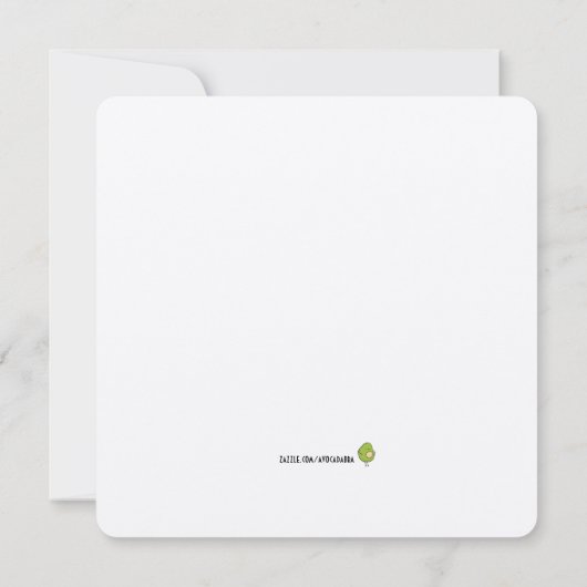 Sweet Potato Love Kaart (Achterkant)