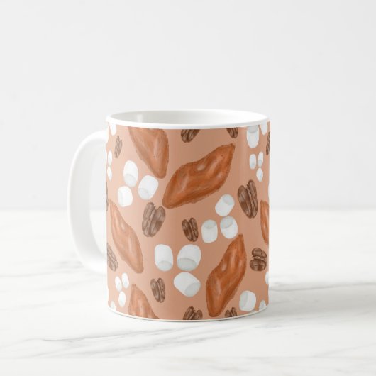 Sweet Potato Pie Ingrediënten Coffee Mok (Voorkant links)