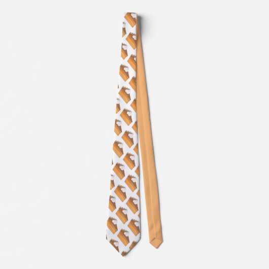 Sweet Potato Pie Slice Kerstfeestdag — diner Stropdas (Voorkant)