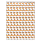 Sweet Potato Pie Slice Soul Food Kerstvakantie Tafelkleed (Voorkant)