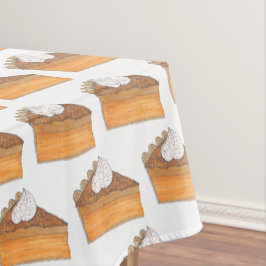 Sweet Potato Pie Slice Soul Food Kerstvakantie Tafelkleed