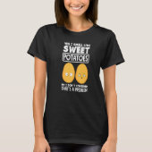 Sweet Potato  Vegan Potato T-shirt (Voorkant)