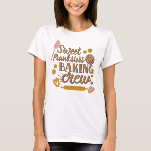 Sweet Pranksters Baking Crew Utensils Kerst T-shirt