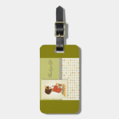 Sweet Praying Girl Thank You God Bagagelabel (Voorkant verticaal)