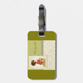 Sweet Praying Girl Thank You God Bagagelabel (Achterkant verticaal)