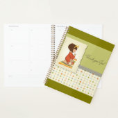 Sweet Praying Girl Thank You God Planner (Display)