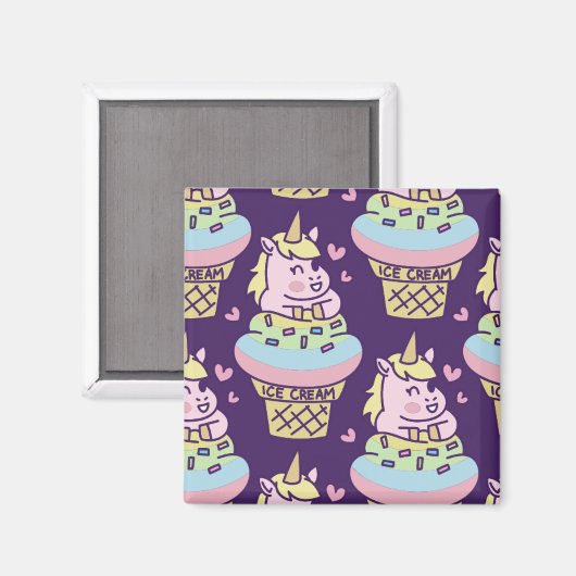 Sweet Pride Unicorn Magnet (Voorkant / Achterkant)