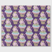 Sweet Pride Unicorn Wrapping Paper Cadeaupapier (Vlak)