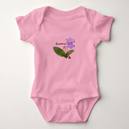 Sweet Primrose Baby Romper (Voorkant)