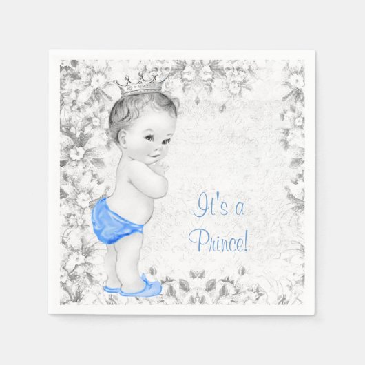 Sweet  Prince Baby shower Servetten (Voorkant)