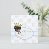 Sweet Prince etnisch Baby shower Kaart (Staand voorkant)