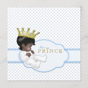 Sweet Prince etnisch Baby shower Kaart