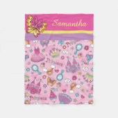 Sweet Princess Fleece Blanket (Voorkant)