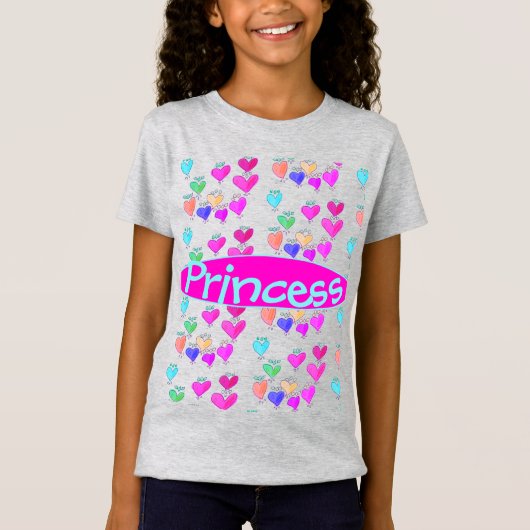 Sweet Princess Heart T-shirt (Voorkant)