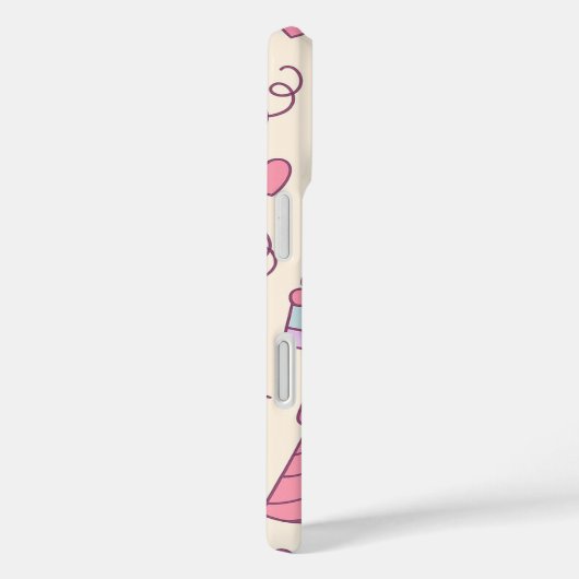 Sweet Princess Party Celebration Pattern Case-Mate iPhone Case (Achterkant / Rechts)