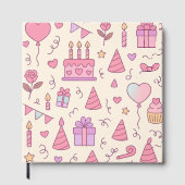 Sweet Princess Party Celebration Pattern Gastenboek (Voorkant)