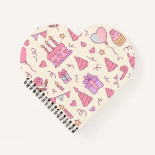 Sweet Princess Party Celebration Pattern Notitieboek (Voorkant)