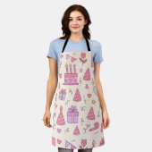 Sweet Princess Party Celebration Pattern Schort (Gedragen)