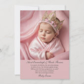 Sweet Princess Slumber - een peetvader voorstel Kaart (Voorkant)