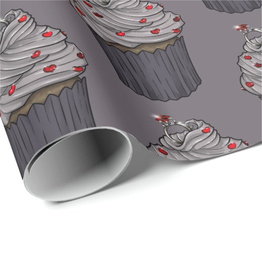 Sweet proposal Cupcake Cadeaupapier (Rol Hoek)