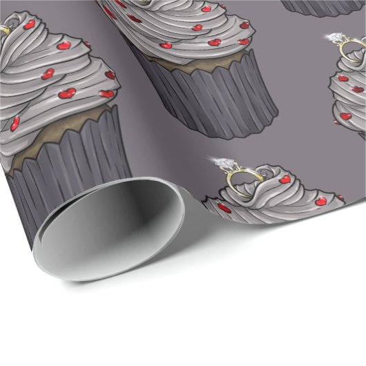 Sweet proposal Cupcake Cadeaupapier (Rol Hoek)