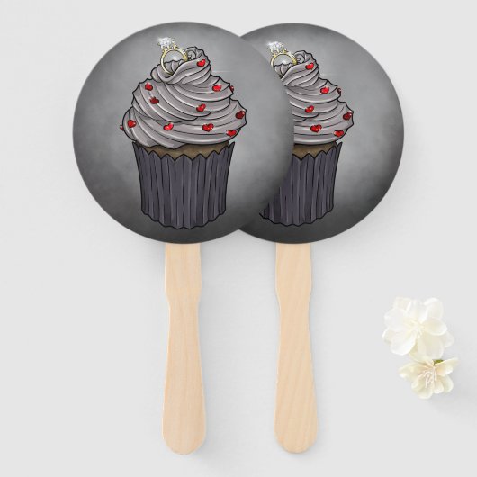 Sweet proposal Cupcake Handwaaier (Voorkant en achterkant)
