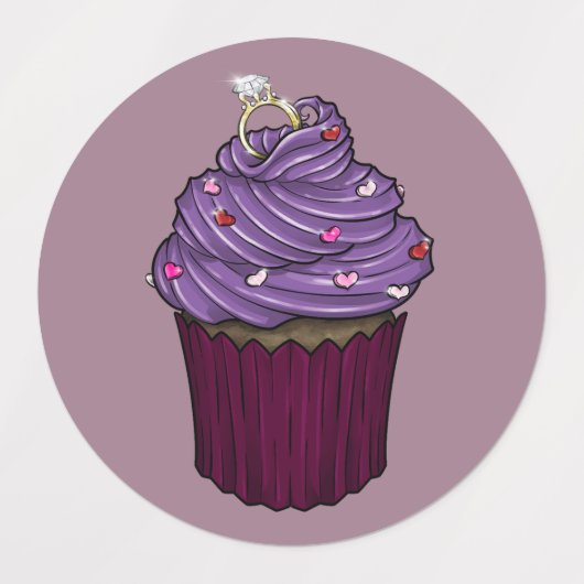 Sweet proposal Cupcake Labels (Design 2)