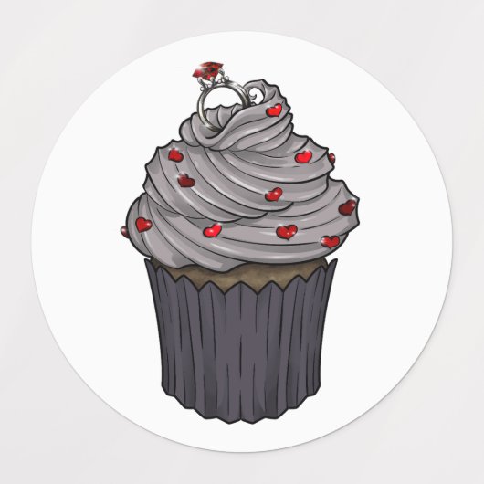 Sweet proposal Cupcake Labels (Design 2)