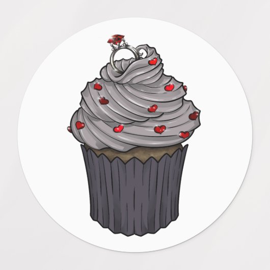 Sweet proposal Cupcake Labels (Design 1)
