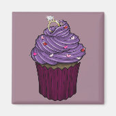 Sweet proposal Cupcake Magneet (Voorkant)