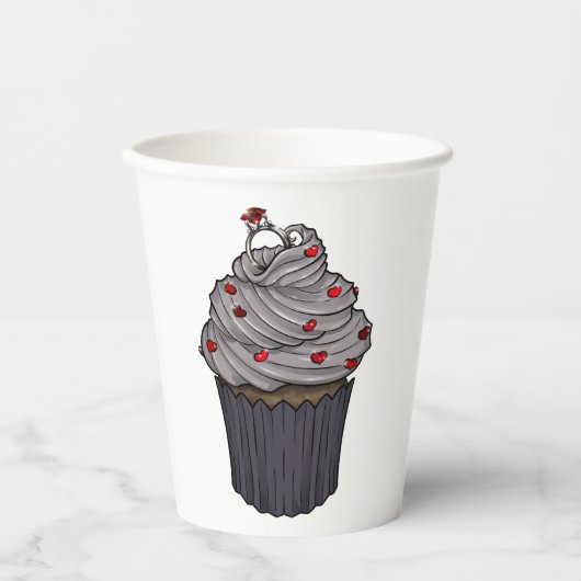 Sweet proposal Cupcake Papieren Bekers (Voorkant)