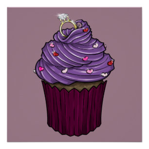 Sweet proposal Cupcake Perfect Poster