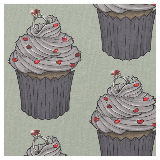Sweet proposal Cupcake Stof (Close Up)
