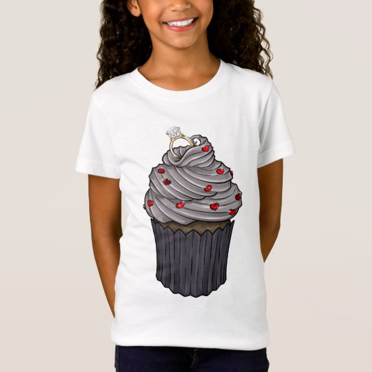 Sweet proposal Cupcake T-shirt (Voorkant)