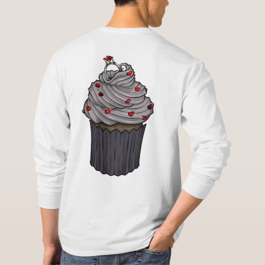 Sweet proposal Cupcake T-shirt (Achterkant)