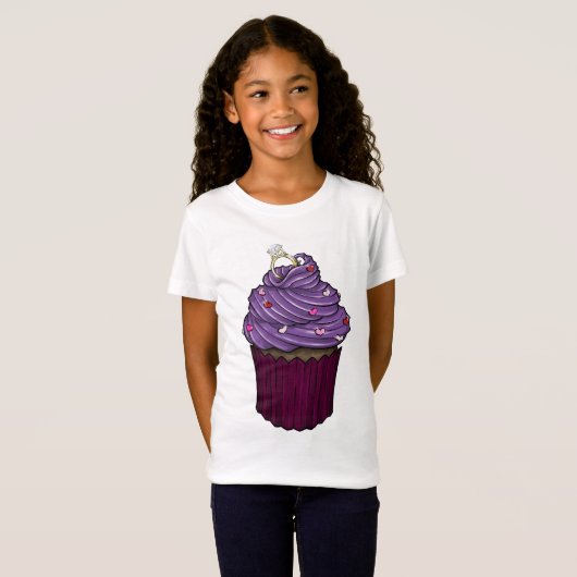 Sweet proposal Cupcake T-shirt (Voorkant volledig)