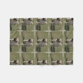 Sweet Pug Dog Fleece Deken (Voorkant (Horizontaal))