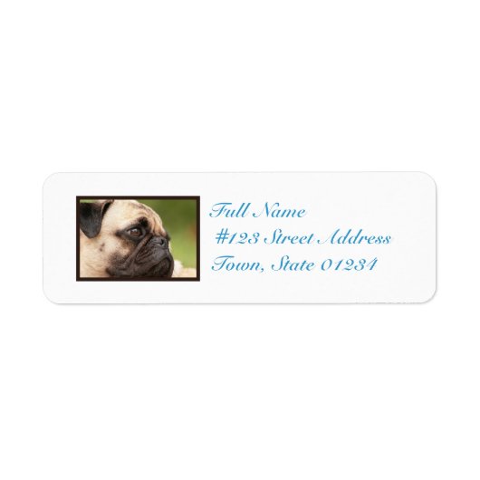 Sweet Pug Etiket (Voorkant)