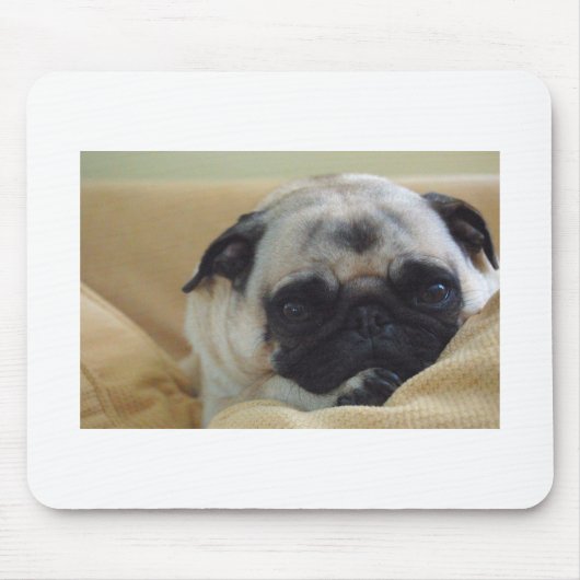Sweet Pug Mousepad Muismat (Voorkant)