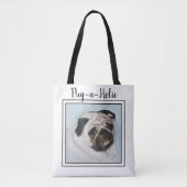 Sweet Pug Tote Bag (Voorkant)