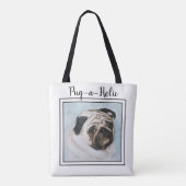 Sweet Pug Tote Bag (Achterkant)