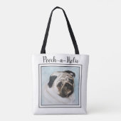 Sweet Pug Tote Bag (Achterkant)