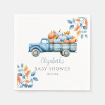 Sweet Pumpkin Blue Boy Baby shower