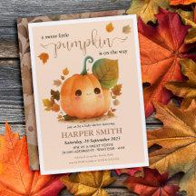 Sweet Pumpkin Herfst Baby shower