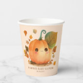 Sweet Pumpkin Herfst Baby shower Papieren Bekers (Voorkant)