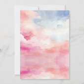 Sweet Pumpkin herfst baby shower Pink Bow Coquette Kaart (Achterkant)